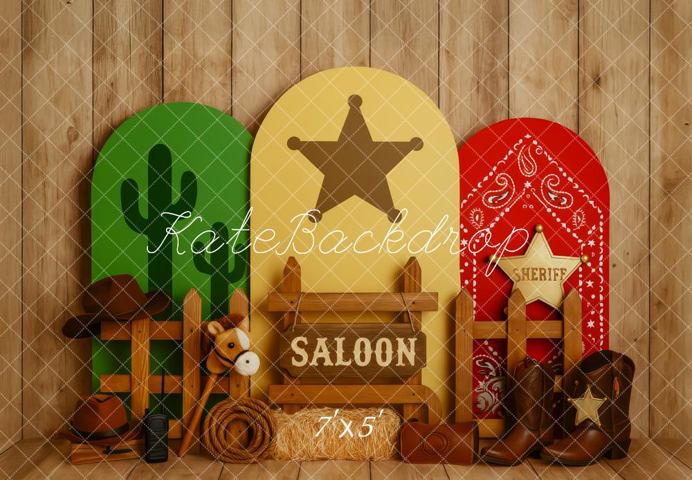Kate Western Rodeo Cake Smash Backdrop Designed by Patty Roberts - Kate Backdrop AU