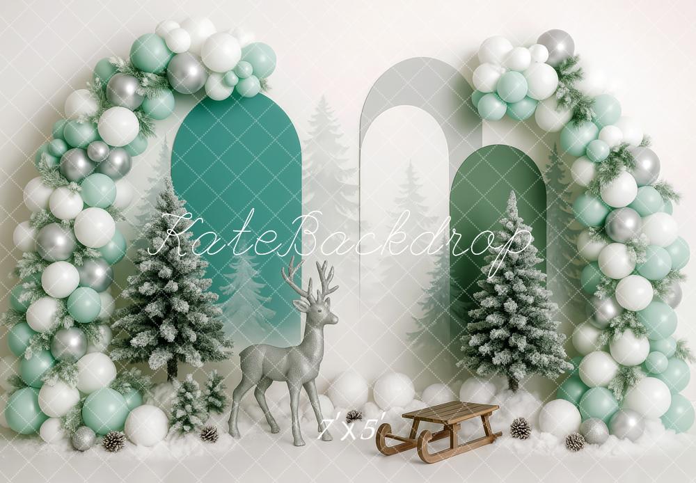Kate Green Winter Forest Backdrop Designed by Patty Roberts - Kate Backdrop AU