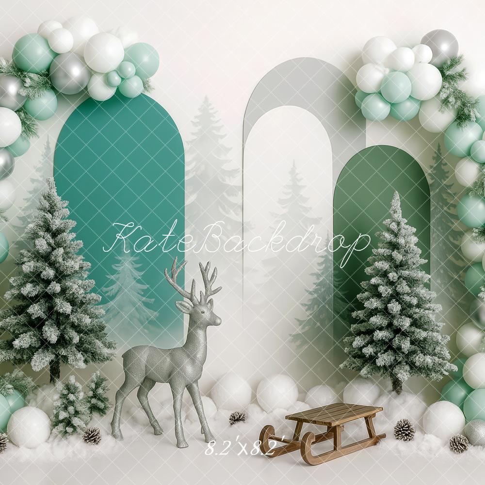 Kate Green Winter Forest Backdrop Designed by Patty Roberts - Kate Backdrop AU
