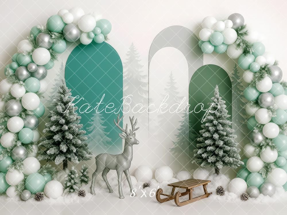 Kate Green Winter Forest Backdrop Designed by Patty Roberts - Kate Backdrop AU