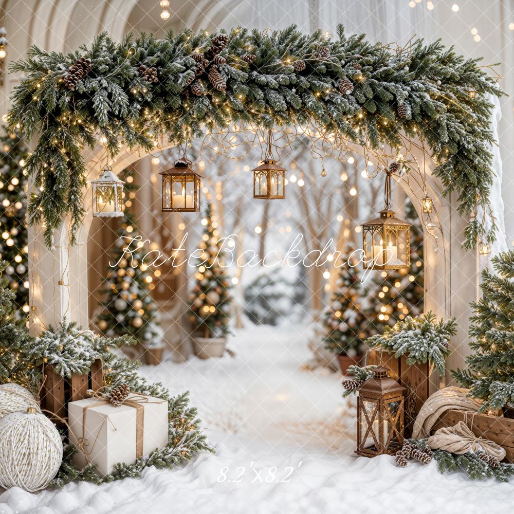 Kate Snow Christmas Arch Backdrop Designed by Emetselch - Kate Backdrop AU
