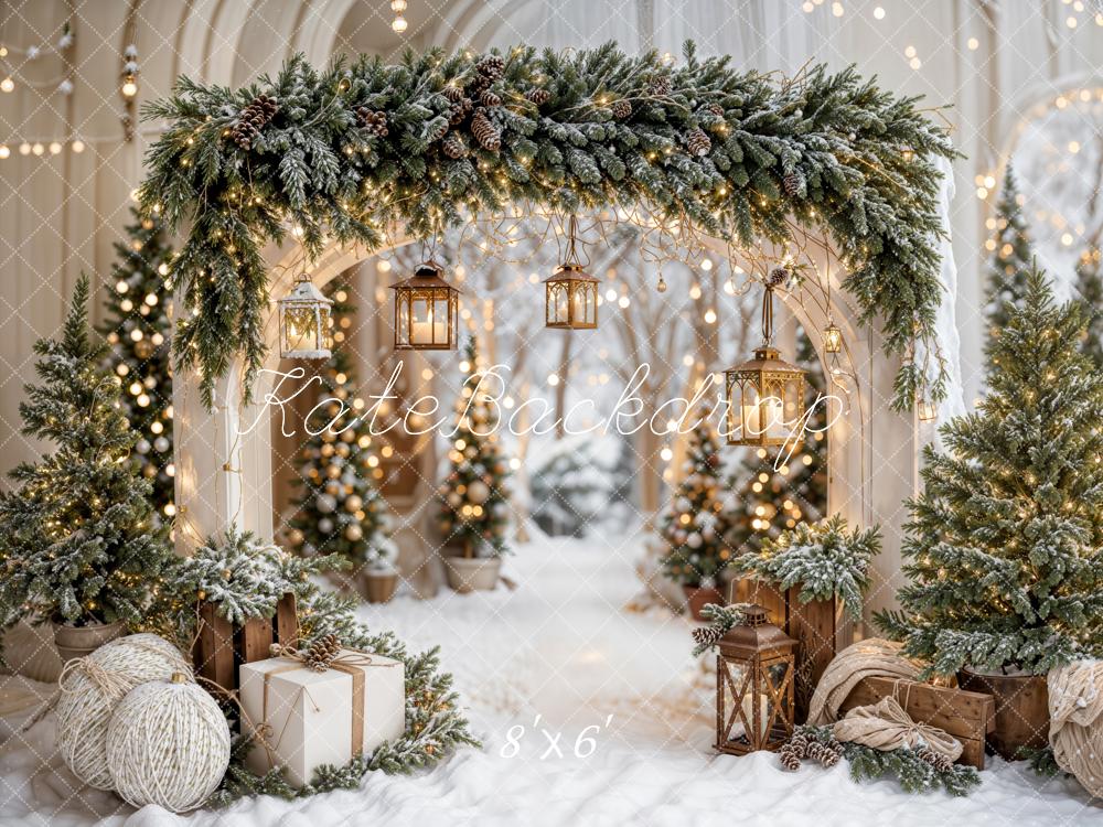 Kate Snow Christmas Arch Backdrop Designed by Emetselch - Kate Backdrop AU