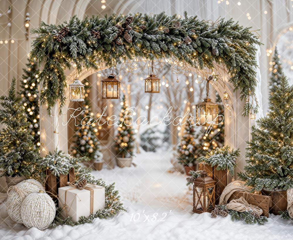 Kate Snow Christmas Arch Backdrop Designed by Emetselch - Kate Backdrop AU