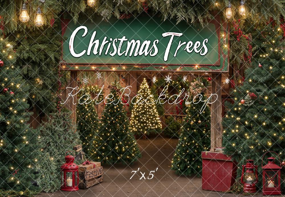 Kate Festive Christmas Tree Backdrop Designed by Emetselch - Kate Backdrop AU