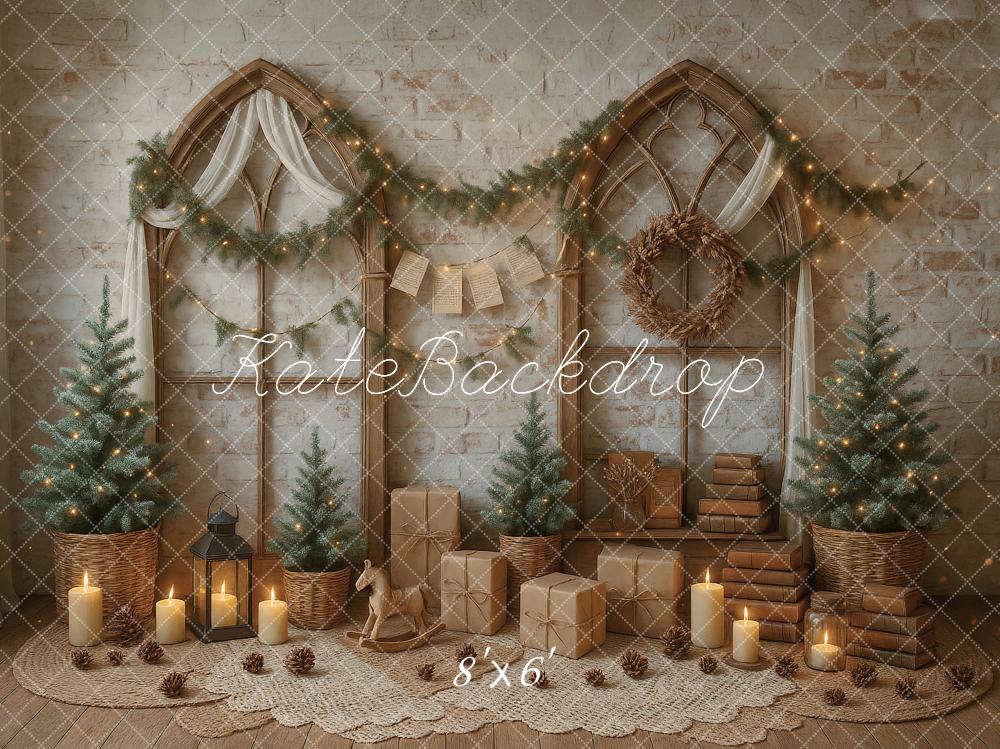 Kate Candle Gifts Christmas Backdrop Designed by Ashley Paul