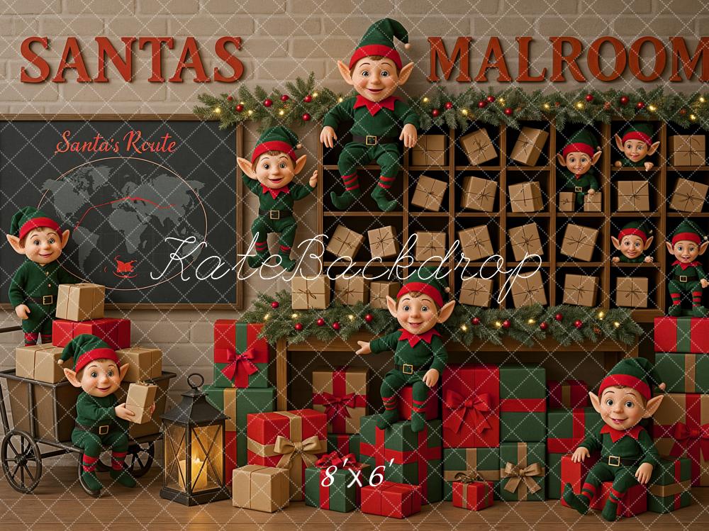 Kate Elves Sorting Room Backdrop Designed by Ashley Paul