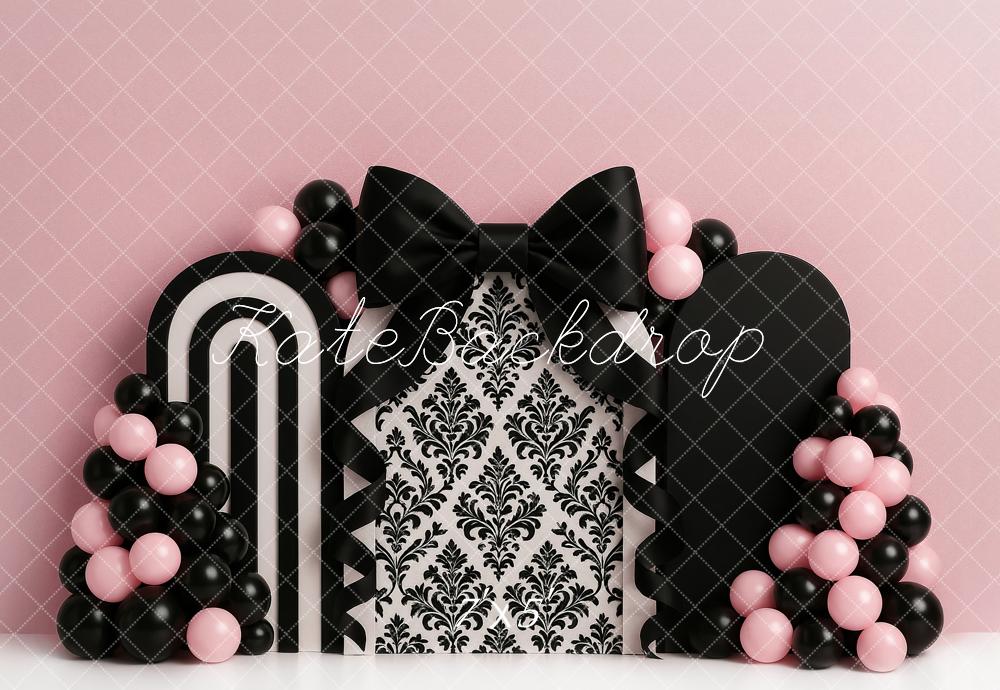 Kate Pink Chanel Arches Backdrop Designed by Ashley Paul