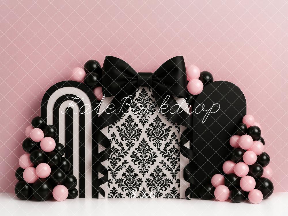 Kate Pink Chanel Arches Backdrop Designed by Ashley Paul
