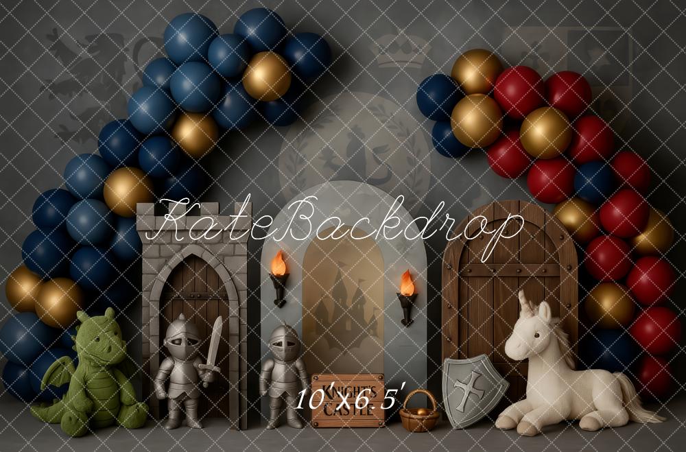 Kate Knight's Castle Smash Cake Backdrop Designed by Patty Roberts - Kate Backdrop AU
