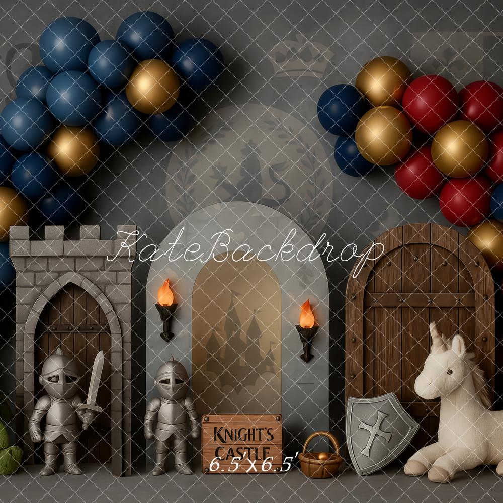 Kate Knight's Castle Smash Cake Backdrop Designed by Patty Roberts - Kate Backdrop AU