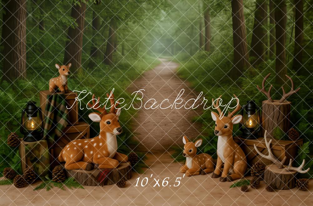 Kate Woodland Gone Hunting Backdrop Designed by Patty Roberts - Kate Backdrop AU