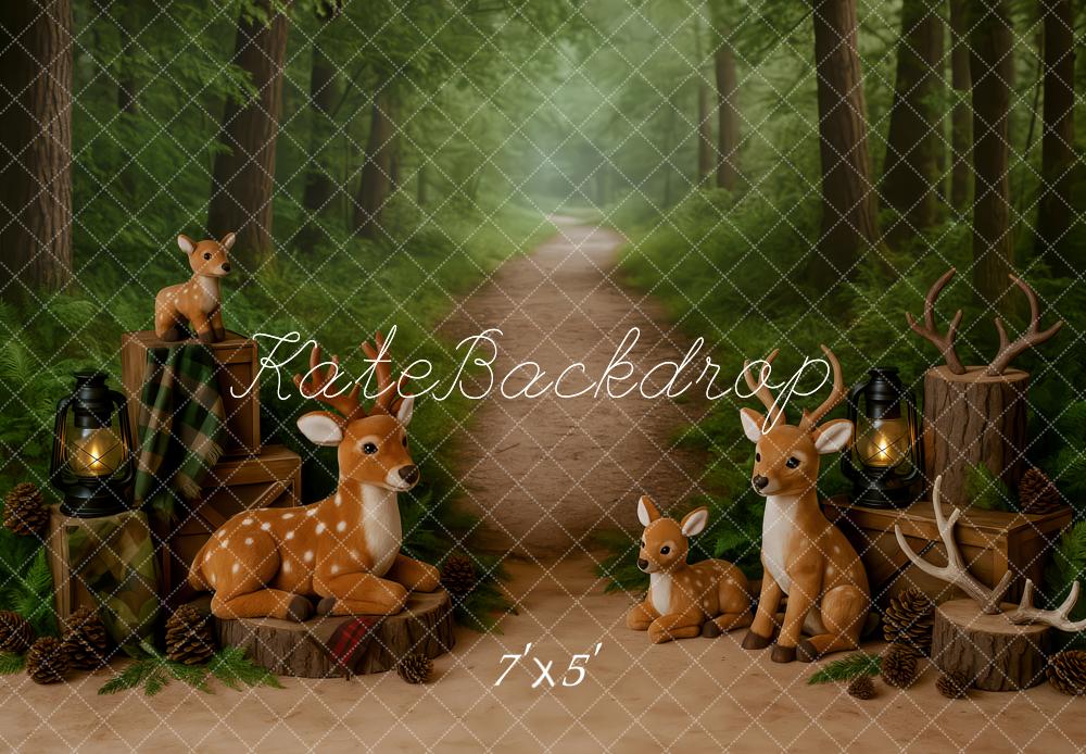 Kate Woodland Gone Hunting Backdrop Designed by Patty Roberts - Kate Backdrop AU