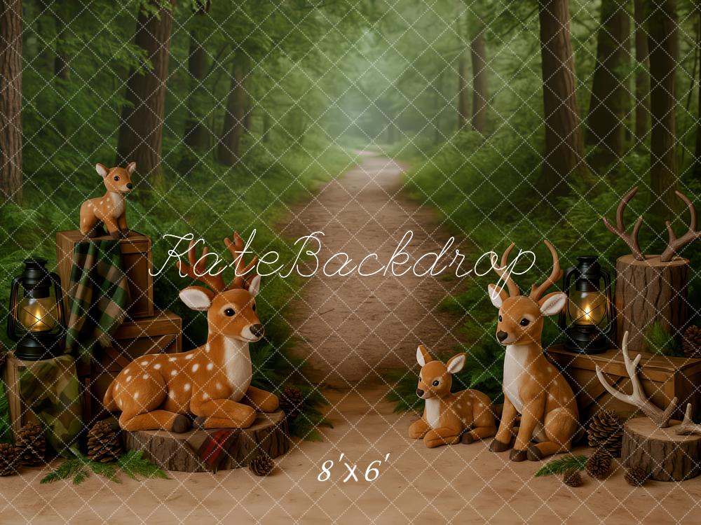 Kate Woodland Gone Hunting Backdrop Designed by Patty Roberts - Kate Backdrop AU