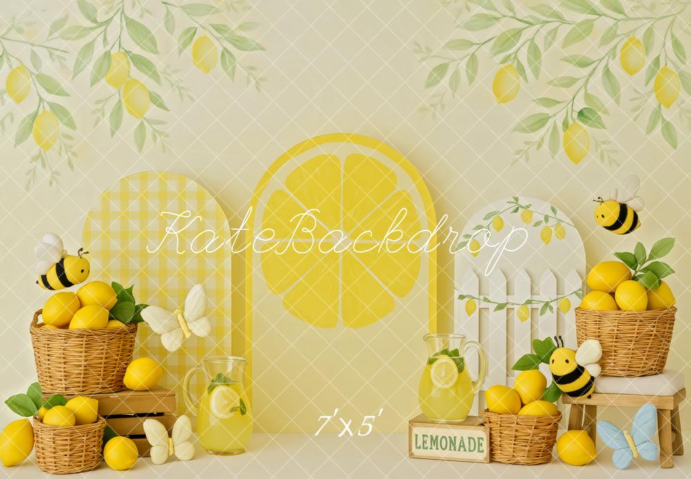 Kate Lemonade Stand Smash Cake Backdrop Designed by Patty Roberts - Kate Backdrop AU