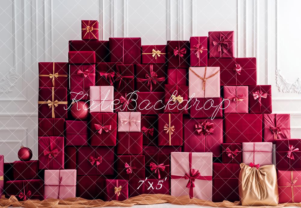Kate Modern Christmas Present Backdrop Designed by Patty Roberts - Kate Backdrop AU