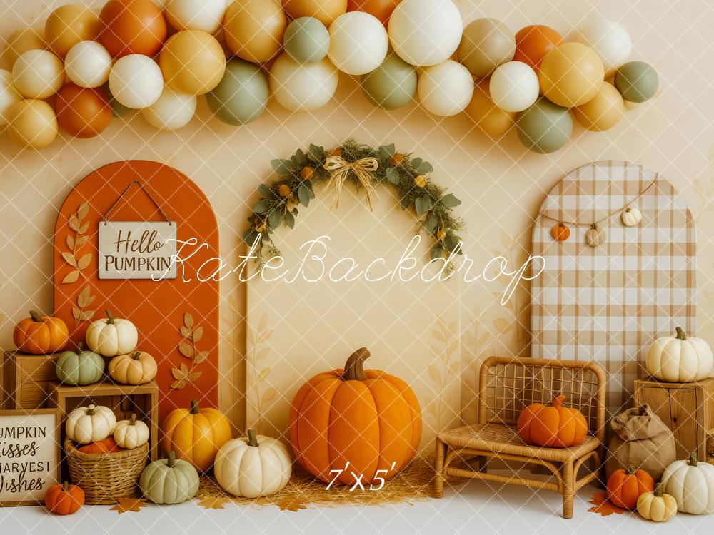 Kate Pumpkin Patch Harvest Backdrop Designed by Patty Roberts - Kate Backdrop AU