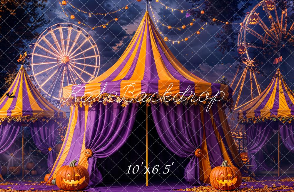 Kate Halloween Backdrop Carnival Circus Tent Designed by Emetselch