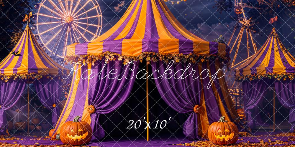 Kate Halloween Backdrop Carnival Circus Tent Designed by Emetselch
