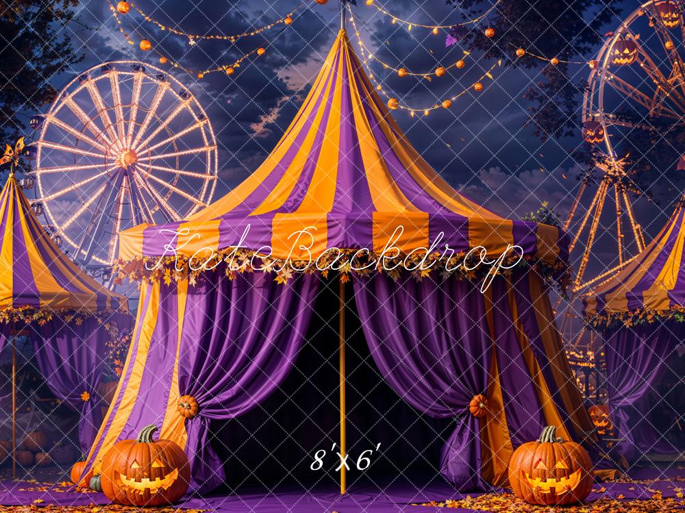 Kate Halloween Backdrop Carnival Circus Tent Designed by Emetselch
