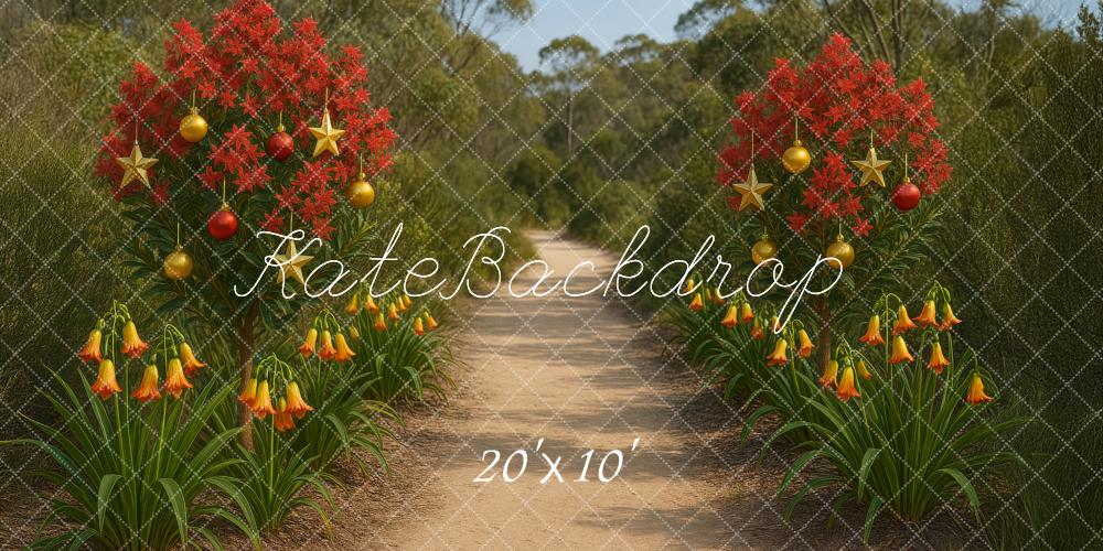 Kate Australian Christmas Path Backdrop Designed by Megan Leigh Photography - Kate Backdrop AU