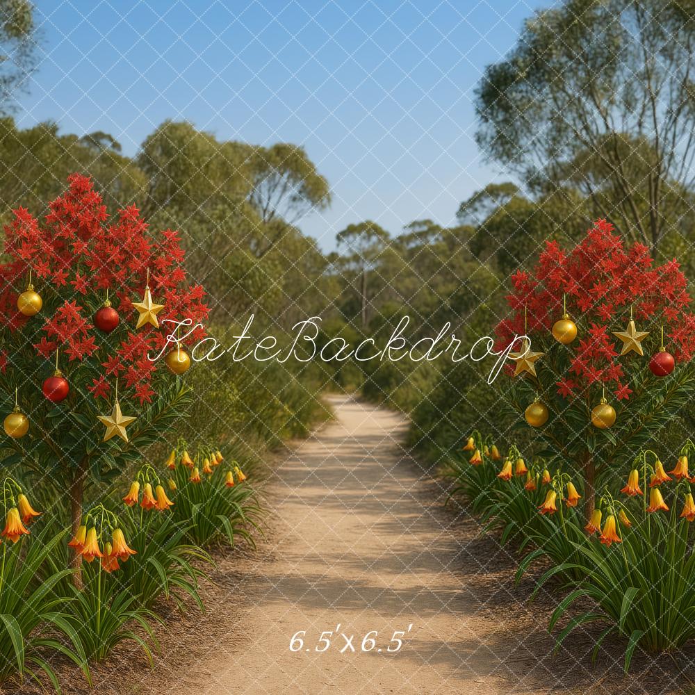 Kate Australian Christmas Path Backdrop Designed by Megan Leigh Photography - Kate Backdrop AU