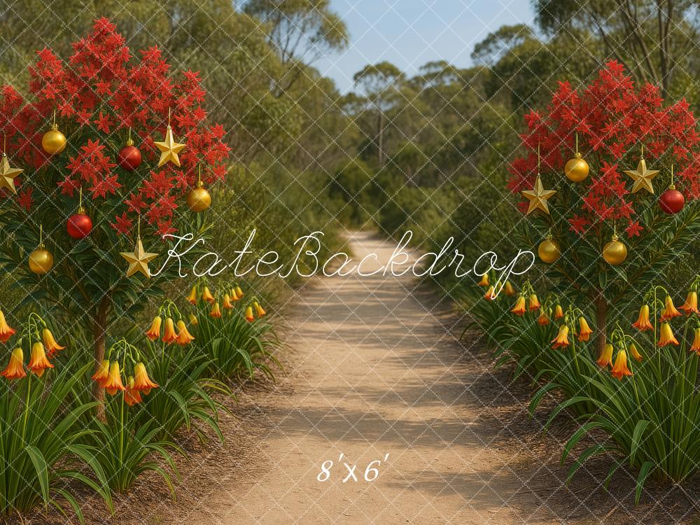 Kate Australian Christmas Path Backdrop Designed by Megan Leigh Photography - Kate Backdrop AU