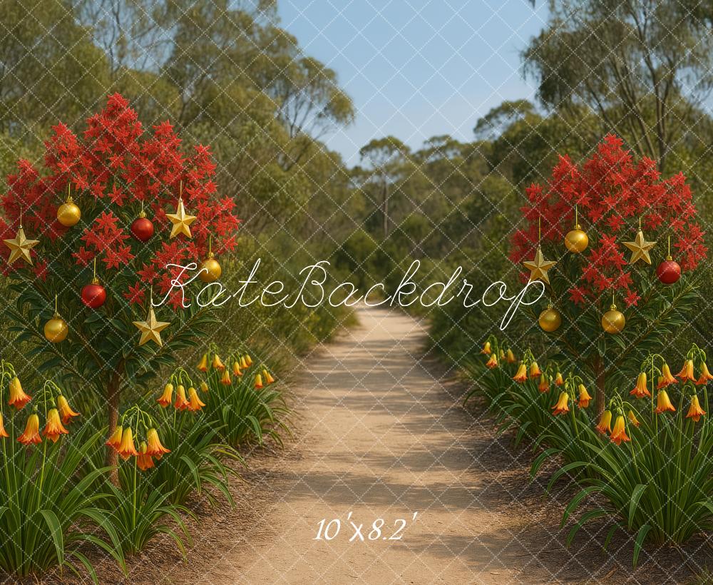 Kate Australian Christmas Path Backdrop Designed by Megan Leigh Photography - Kate Backdrop AU