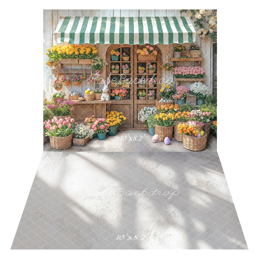 Kate Easter Egg Spring Backdrop+Sunlight Floor Backdrop