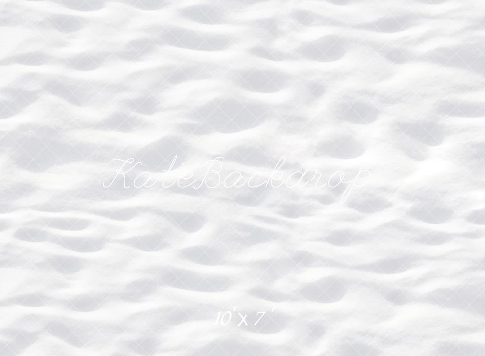 Kate Winter Snow Texture Vinyl Backdrop Floor