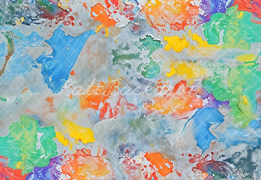 Kate Colorful Texture Vinyl Backdrop Floor