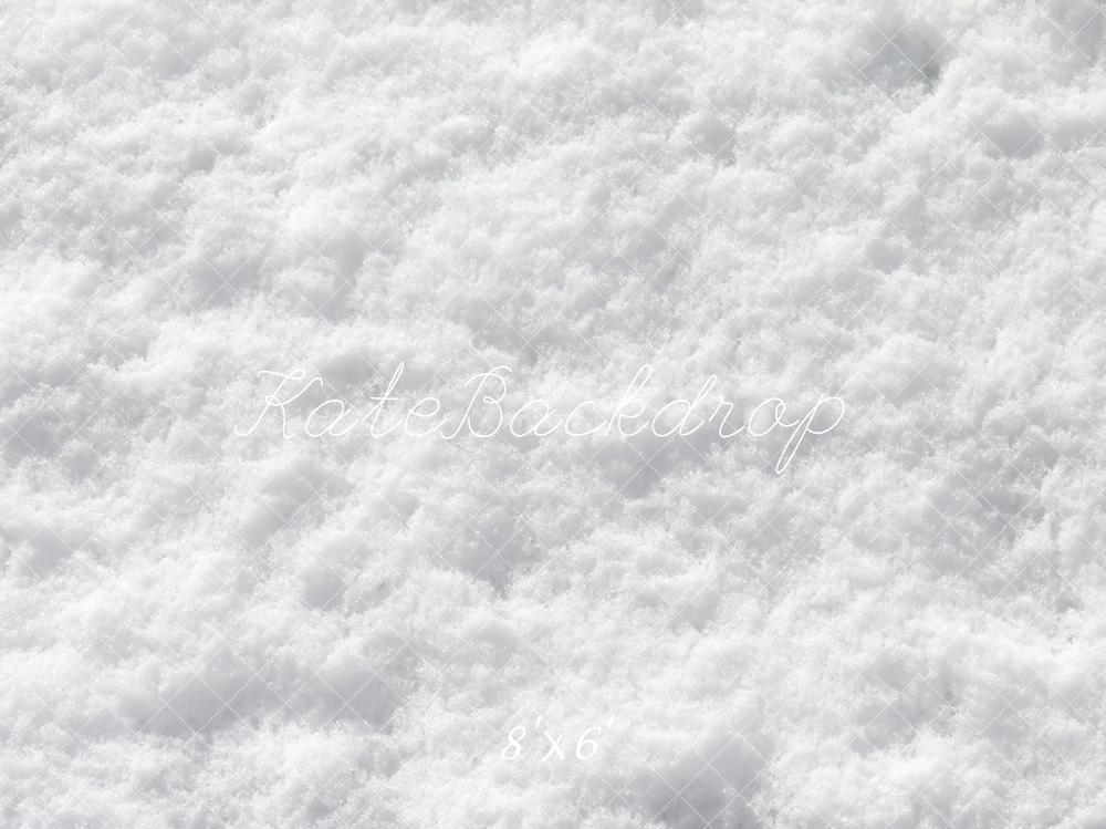 Kate Winter/christmas Snow Floor Fleece Backdrop for Photography - Kate Backdrop AU