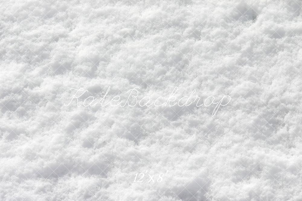 Kate Winter/christmas Snow Floor Fleece Backdrop for Photography - Kate Backdrop AU