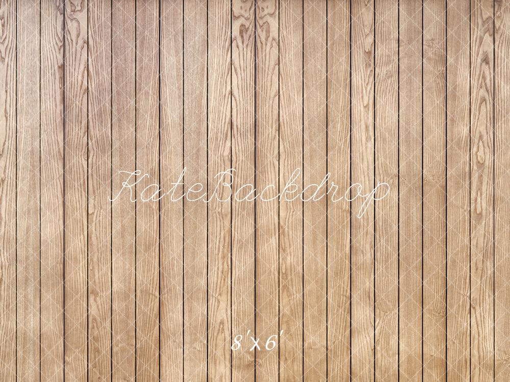 Kate Rustic Brown Wooden Plank Fleece Floor Backdrop Designed by Kate Image - Kate Backdrop AU