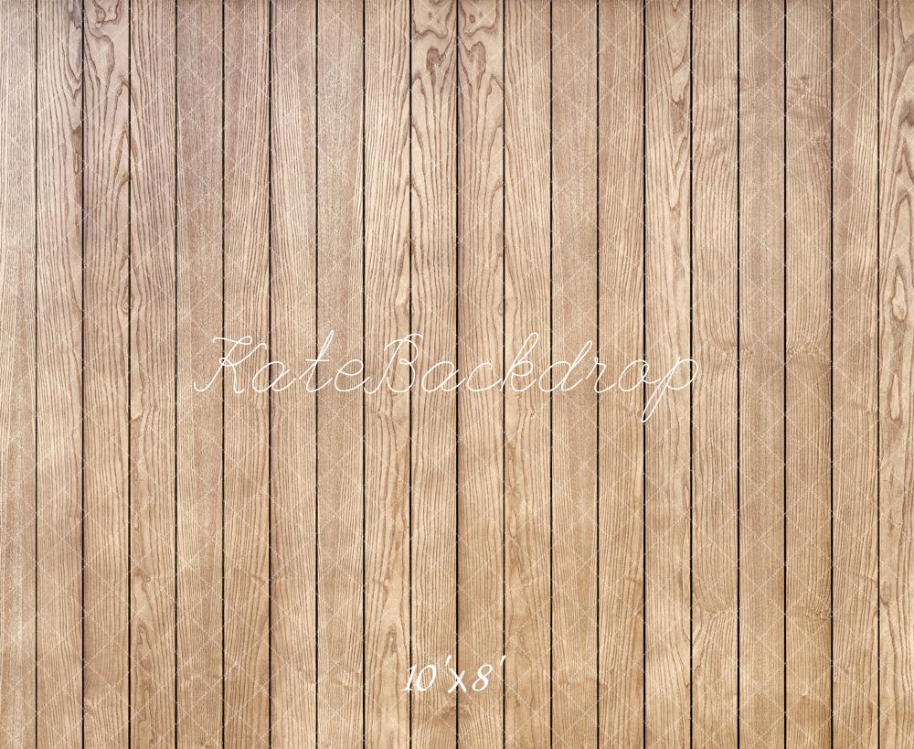 Kate Rustic Brown Wooden Plank Fleece Floor Backdrop Designed by Kate Image - Kate Backdrop AU