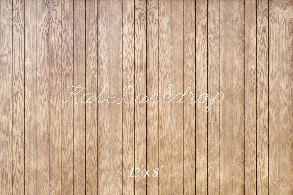 Kate Rustic Brown Wooden Plank Fleece Floor Backdrop Designed by Kate Image - Kate Backdrop AU