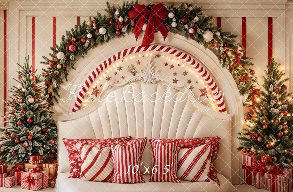 Kate Fleece Christmas Headboard Backdrop Designed by Emetselch - Kate Backdrop AU