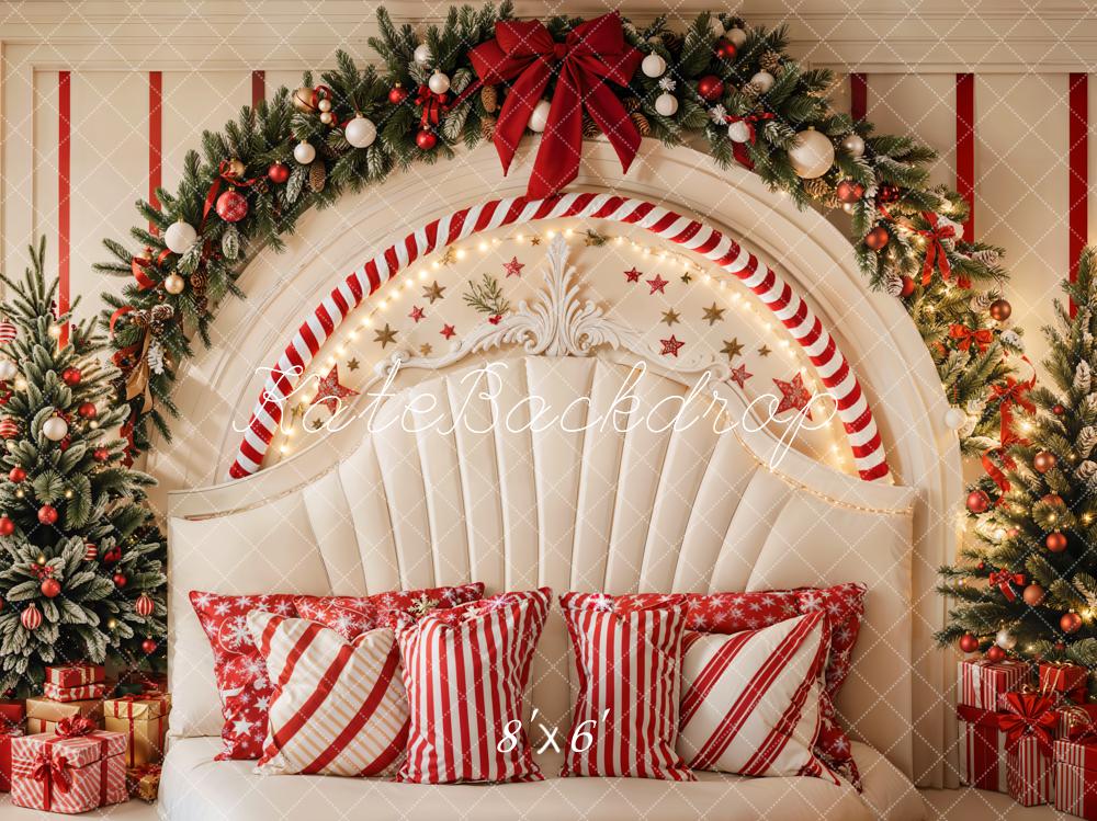 Kate Fleece Christmas Headboard Backdrop Designed by Emetselch - Kate Backdrop AU