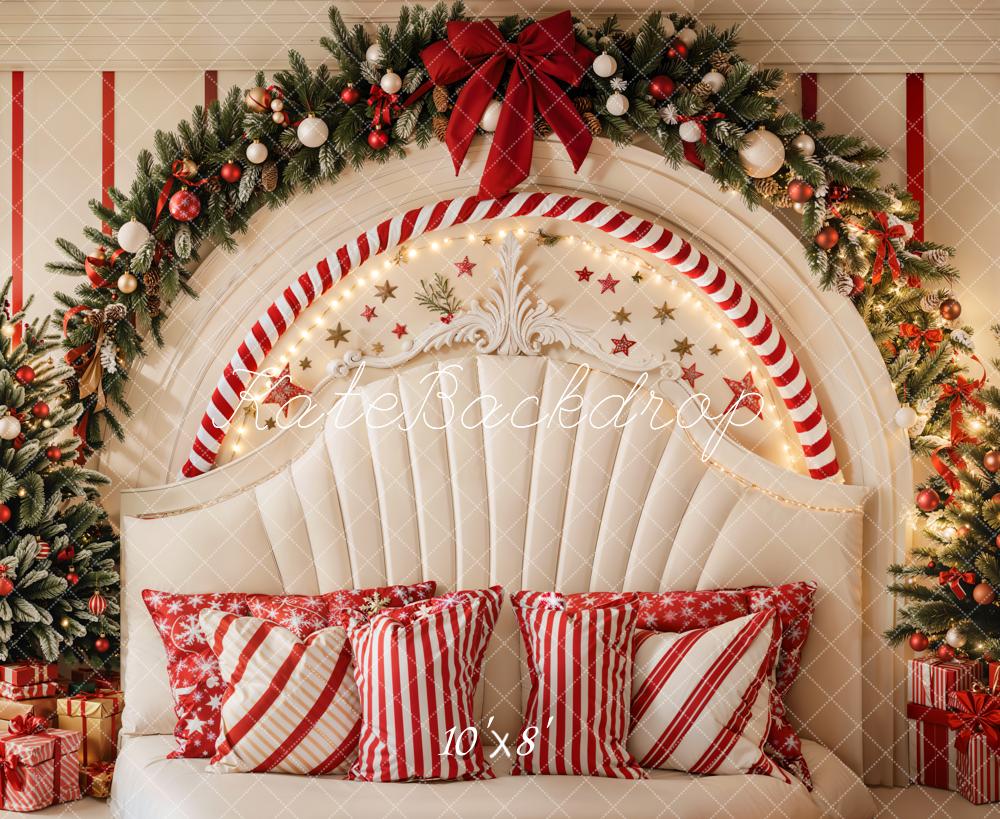 Kate Fleece Christmas Headboard Backdrop Designed by Emetselch - Kate Backdrop AU