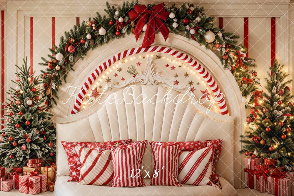 Kate Fleece Christmas Headboard Backdrop Designed by Emetselch - Kate Backdrop AU