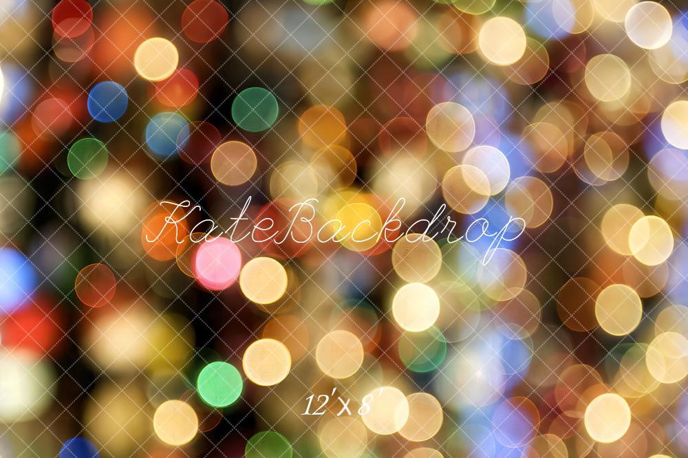 Kate Fleece Bokeh Lights Backdrop Designed by Emetselch - Kate Backdrop AU