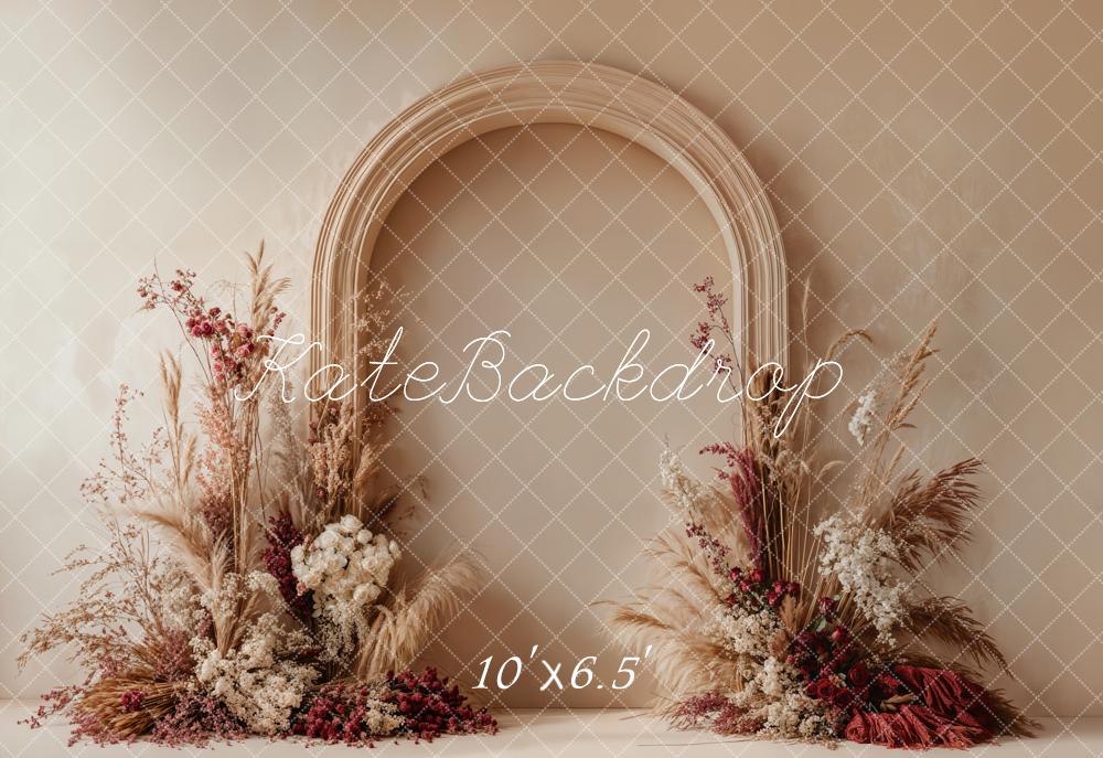 Kate Boho Arch Neutral Backdrop Designed by Emetselch - Kate Backdrop AU