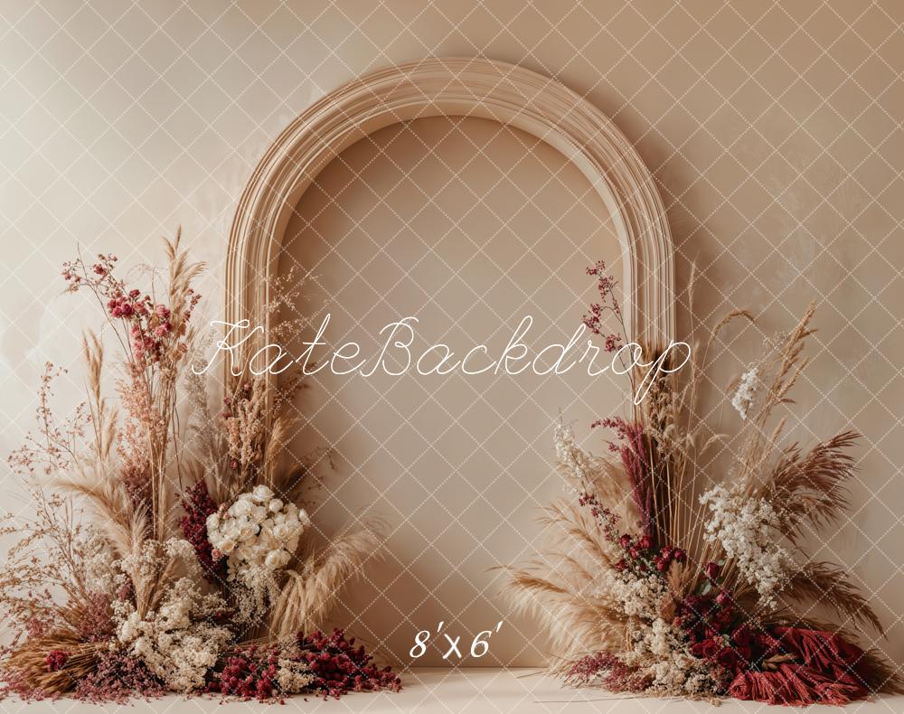 Kate Boho Arch Neutral Backdrop Designed by Emetselch - Kate Backdrop AU