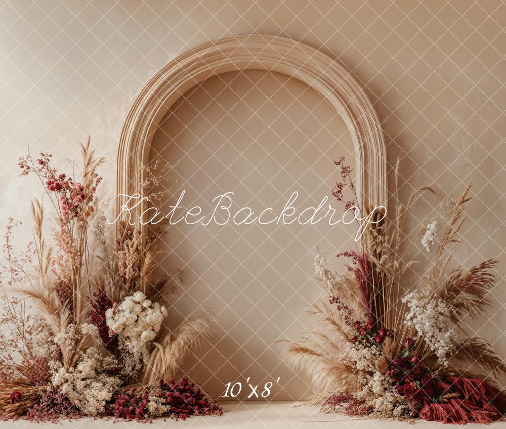 Kate Boho Arch Neutral Backdrop Designed by Emetselch - Kate Backdrop AU