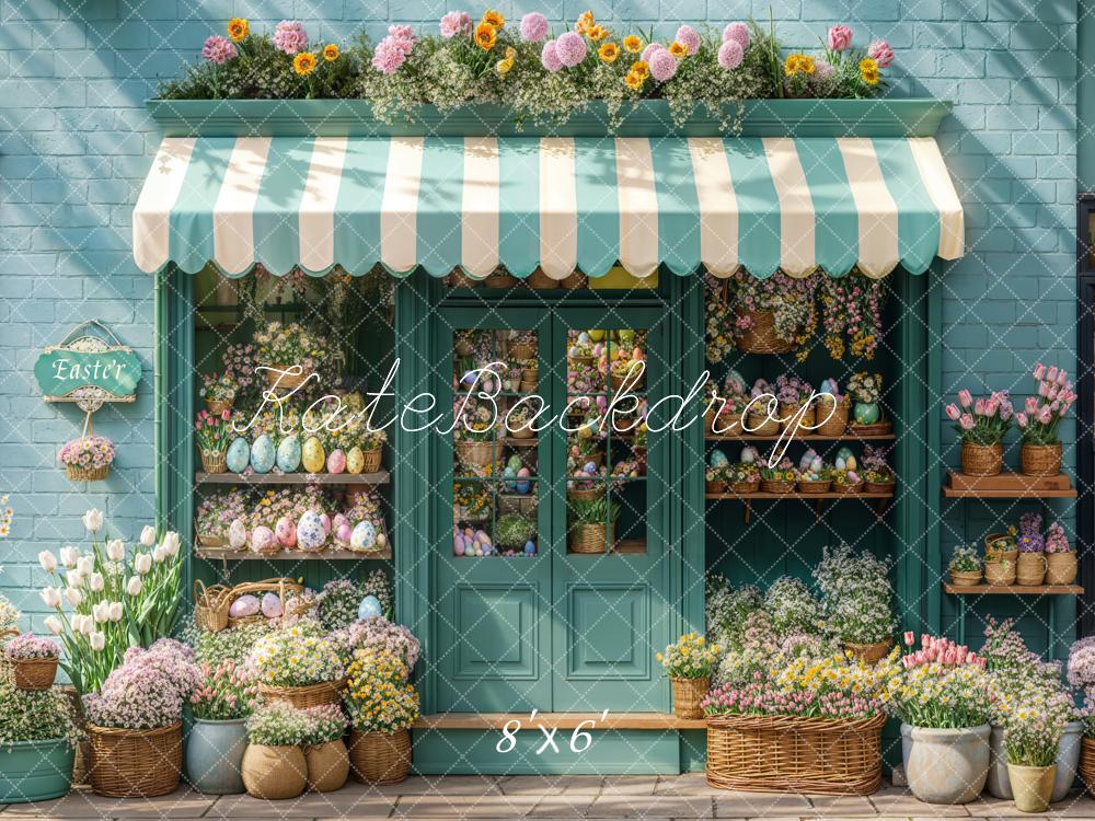 Kate Fleece Easter Flower Shop Backdrop Designed by Emetselch - Kate Backdrop AU