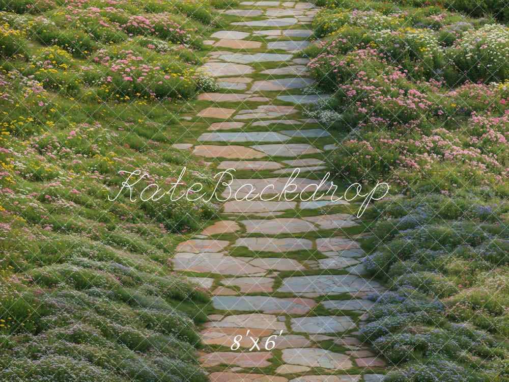 Kate Spring Garden Pathway Floor Backdrop Designed by Kate Image - Kate Backdrop AU