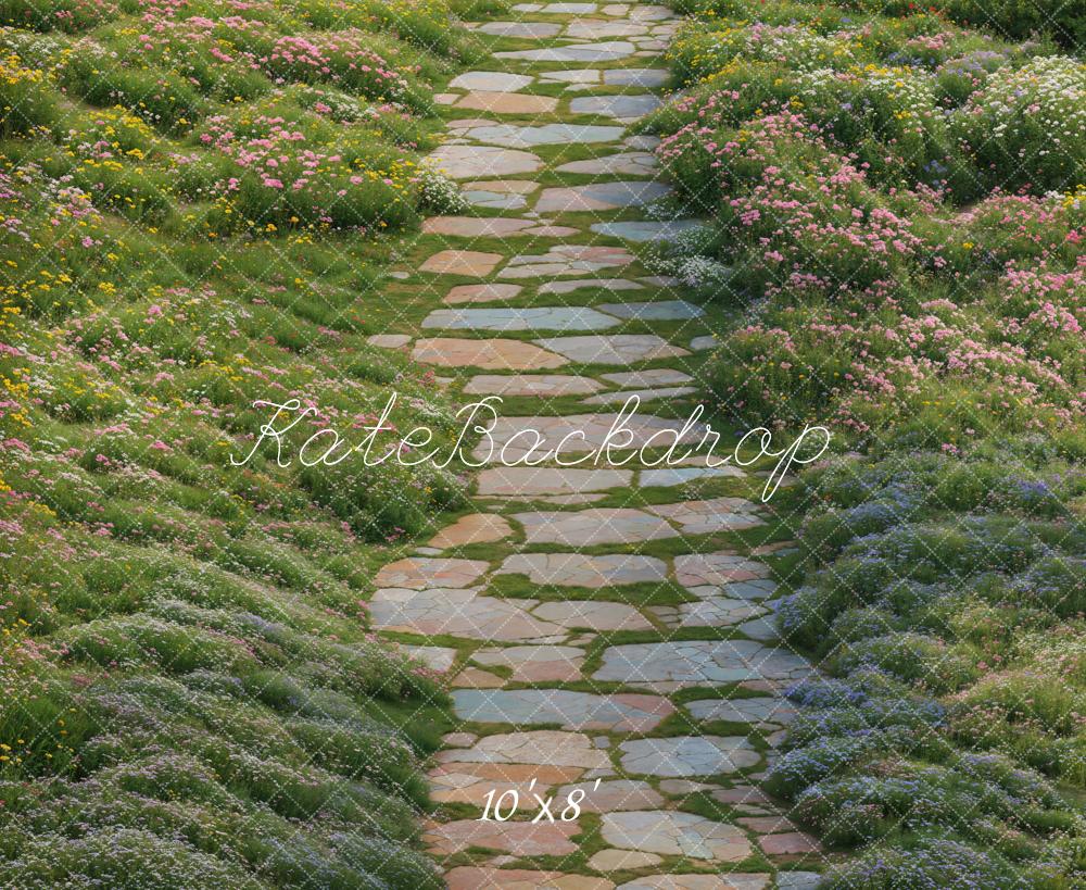 Kate Spring Garden Pathway Floor Backdrop Designed by Kate Image - Kate Backdrop AU