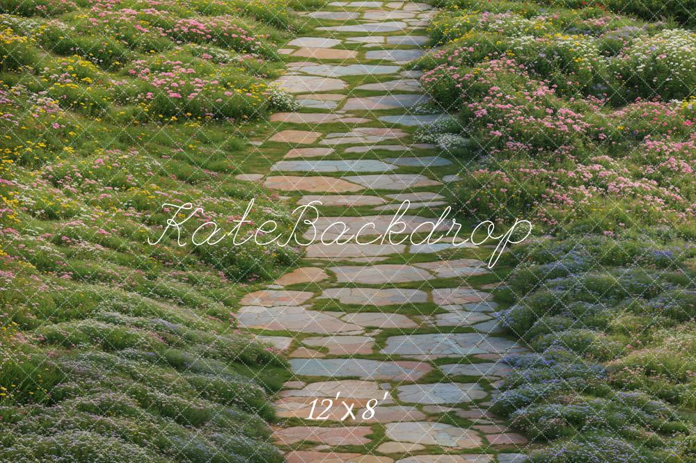 Kate Spring Garden Pathway Floor Backdrop Designed by Kate Image - Kate Backdrop AU