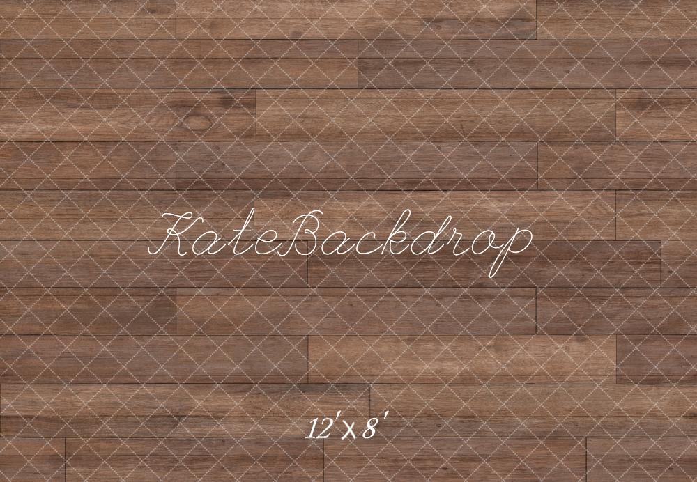 Kate Brown Wooden Fleece Backdrop Designed by Kate Image - Kate Backdrop AU