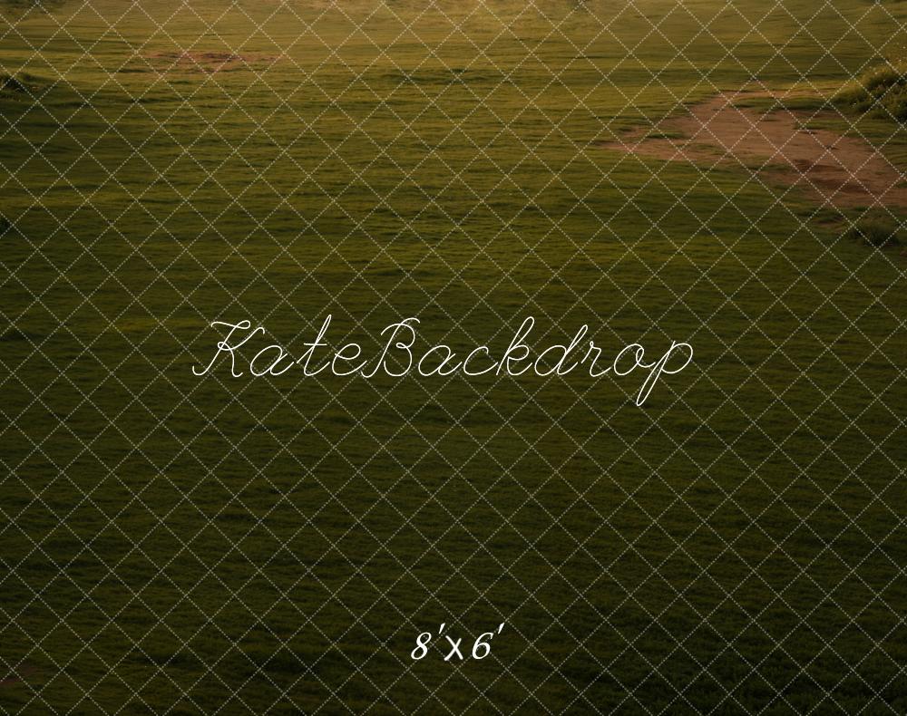 Kate Fleece Green Field Floor Backdrop Designed by Kate Image - Kate Backdrop AU