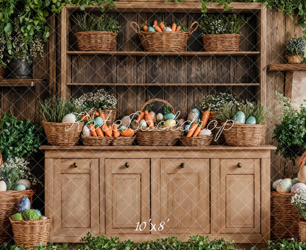 Kate Green Plant Easter Fleece Backdrop Designed by Emetselch - Kate Backdrop AU